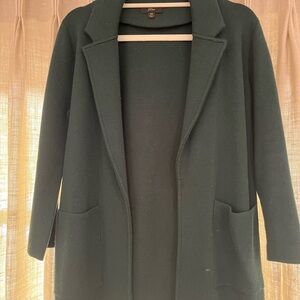 J. Crew Forest Green Knit Cardigan